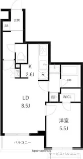 アーバンパーク東六郷Ⅰ【1階】の間取り