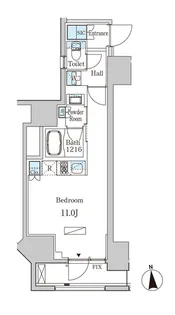 ルジュール神田須田町【2階】の間取り