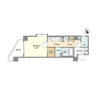 インプルーブ清澄白河【3階】の間取り