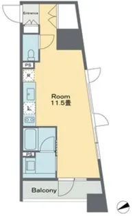 ベルファース戸越スタティオ【0602号室】の間取り