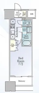 ルフォンブランシェ品川南大井【9階】の間取り