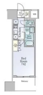 ルフォンブランシェ品川南大井【15階】の間取り