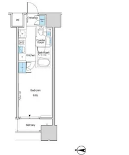 ルフォンブランシェ品川南大井【11階】の間取り