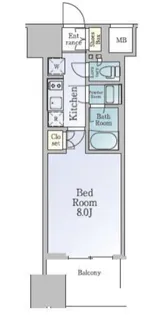 ルフォンブランシェ品川南大井【4階】の間取り