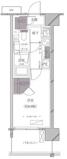 AーSTANDARD芝浦【2階】の間取り