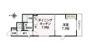 プリマベーラ中瀬【203号室号室】の間取り