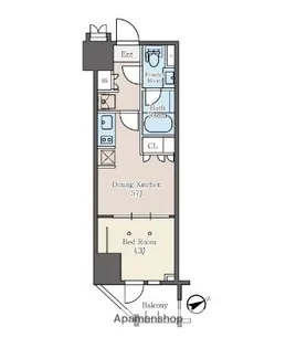ベルファース大森SOUTH【5階】の間取り