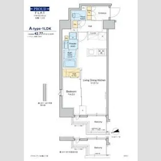 プラウドフラット本郷三丁目【7階】の間取り