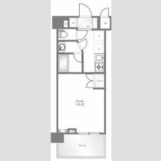 ZOOM品川南【2階】の間取り