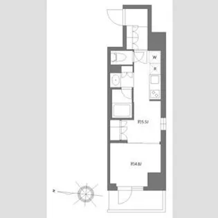 グランパセオ清澄白河Ⅱ【10階】の間取り