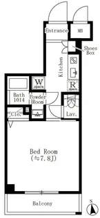 CREATIF文京江戸川橋【2階】の間取り