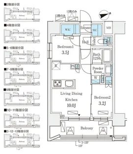 リビオメゾン御茶ノ水EAST【2階】の間取り