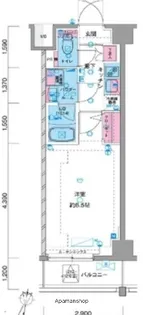 GENOVIA本羽田SKYGARDEN【2階】の間取り