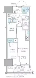 パークアクシス品川天王洲アイル【6階】の間取り