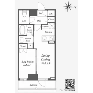 ALPHA PRIME東陽町【9階】の間取り