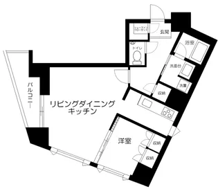 東京都文京区白山5丁目【マンション】の間取り
