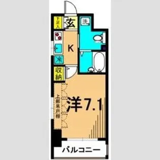 エステムプラザ品川サウスヒルズ【14階】の間取り