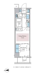 アーバネックス新御徒町駅前【8階】の間取り