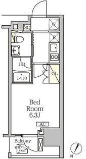 ジオエント白金台【5階】の間取り