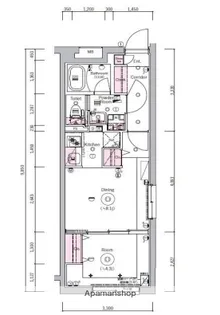 SYNEX NISHI−OI【3階】の間取り