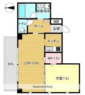 プレシエKAWASAKI【5階】の間取り