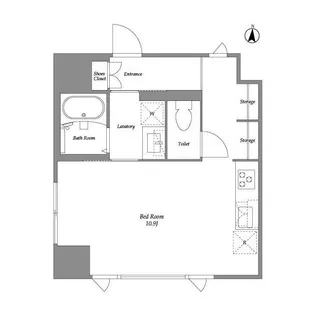 品川港南テラス【5階】の間取り