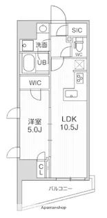 シーズンフラッツ大井町【13階】の間取り