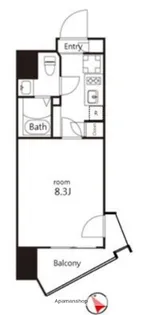 V−MUSIC蒲田【10階】の間取り