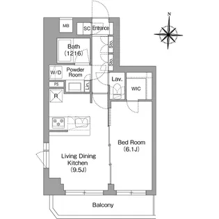 BPRレジデンス大島【3階】の間取り