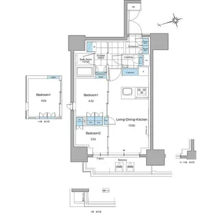 ルフォンプログレ本郷三丁目【6階】の間取り