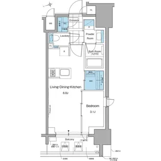 ルフォンプログレ本郷三丁目【3階】の間取り