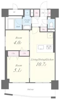 PORTOFINO(ポルトフィーノ)【8階】の間取り