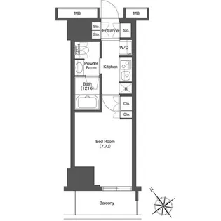 東京ポートシティ竹芝レジデンスタワー【3階】の間取り