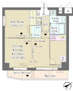 MAISON DE TAKAYA【3階】の間取り