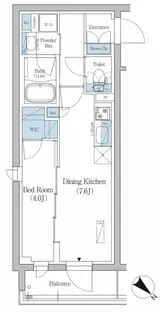 プライムブリス品川旗の台【4階】の間取り