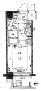 エクセリア芝大門【6階】の間取り