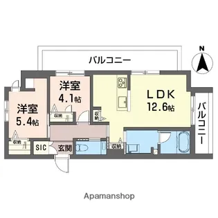 レジェンド【3階】の間取り