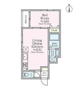 COLINA ALTA【3階】の間取り