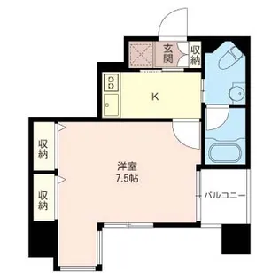 LASANTE品川シーサイドⅢ【303号室号室】の間取り