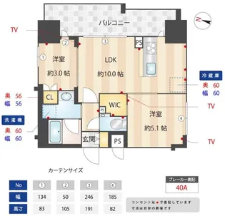 ZOOM本郷【5階】の間取り