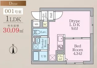 MAJESTIC LIFE 武蔵小山【2階】の間取り