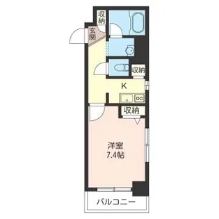 LASANTE品川シーサイドⅡ【4階】の間取り
