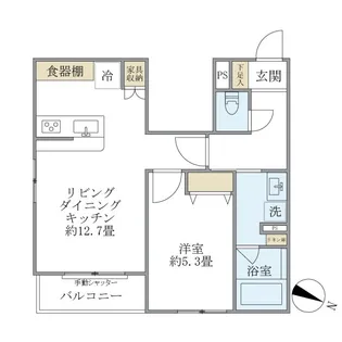 THE SHINAGAWA EAST RESIDENCE【1階】の間取り