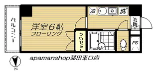 メインステージ平和島【11階】の間取り
