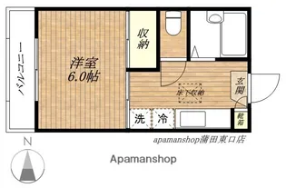 シュテルネスハウゼ【1階】の間取り