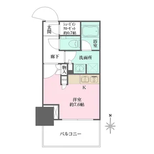 大崎ステーションレジデンス【18階】の間取り