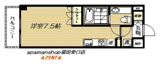 リバーレ蒲田仲六郷【203号室】の間取り
