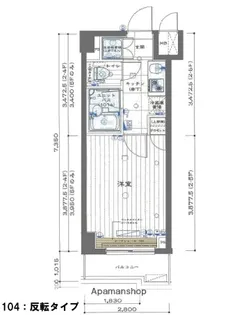 ルーブル蒲田南参番館【1階】の間取り