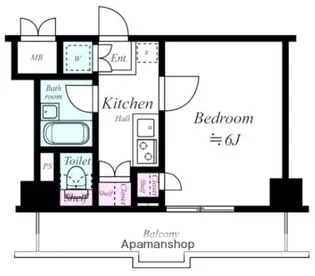 ルーブル下丸子弐番館【1階】の間取り