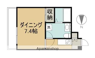 パークハイム萩中【201号室】の間取り